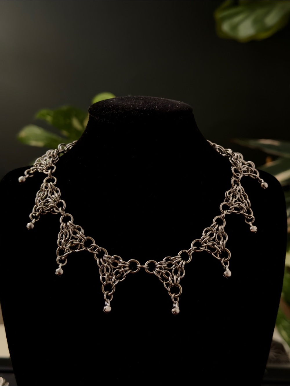 Stainless Steel Chainmail Necklace